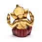 Preview: Ganesha Statue,  goldfarben, Erfolg, Weisheit & Glück